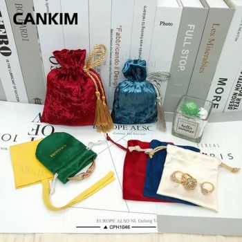 Cankim Pouch Makeup Tea Bags Pouches Mini Pouch Fabric Pouch Size Small MOQ 500PCS Shape Rectangle Trademark Cankim Model NO. CPH1046 - Guangzhou Cankim Co., Ltd - China