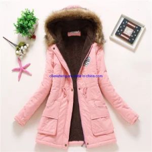 Women 's Fur Hoodies Ladies Coats Winter Warm Long Coat Jacket Cotton Clothes Thermal Parkas - Times Chensheng (Xiamen) Trading Co., Ltd. - China