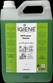 All Purpose Cleaner. Antibacterial Floor Cleaner 5L Size 5Liters Weight (kg) 5.2 Place of Origin UAE Dubai Certification ISO - VILESON TRADE - FZCO - United Arab Emirates