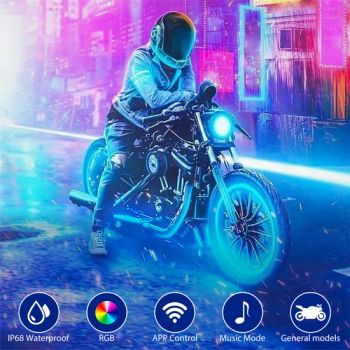 Wholesale Waterproof Conspicuous Colorful Motorcycle RGB LED Ambient Lighting - Qingdao Muye Vehicle Assembly Co., Ltd. - China