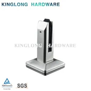 201/304/316 Stainless Steel Glass Clamp Fixed Clamp Floor Pool Clamp Stair Railings Guardrail Decorative Accessories - KingLong Hardware Factory - China