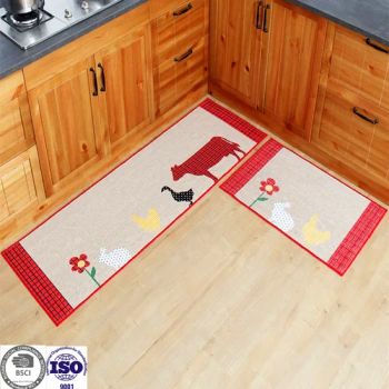 Rug for Kitchen Nonslip Backer Mat Floor Runner Durable Carpet Waterproof Kitchen Mats - Rizhao Canopy Household Co., Ltd. - China