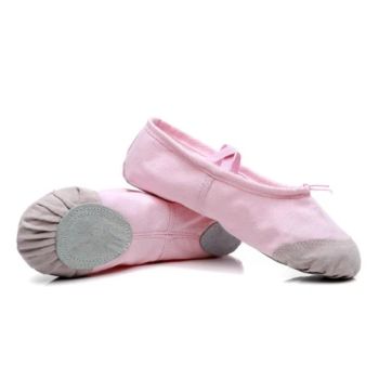 Girls Adult Ballet Dance Shoes / Professional Ballet Shoes / Canvas Ballet Shoes - Skylark Network Co., Ltd. - China