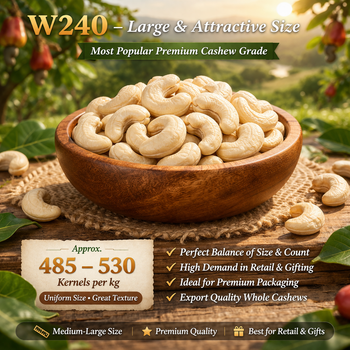Premium Natural Authentic Konkan Cashew W240 | Large Kaju Nuts | Goa Origin Fresh Cashews – Oh My Kaju™ - Marquelle Ventures Pvt Ltd - India