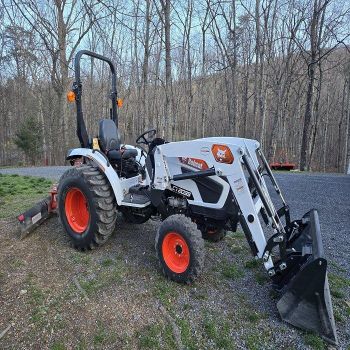 Bobcat utility tractor offering a tight 43 inch turning radius and an adjustable deluxe high back seat - CPW TRADE LTD - United Kingdom