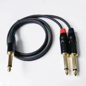 Durable 1/4 6.5mm to Dual 6.5 Audio Cable Ear Amplifier Decoder Mixer Power Amplifier Audio Connection Cable - Dongguan Saisonic Electronics Co., Ltd - China