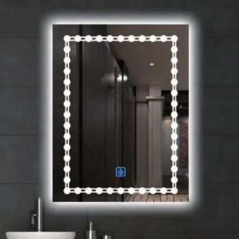 Modern Silver LED Light Strip for Bathroom Mirrors Style Simple Trademark OEM Folded Unfolded Model NO. L-1132 Frame Material Glass - HANGZHOU JUNLILAI INDUSTRY CO., LTD. - China