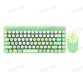 High Quality Mixed Color Gaming Keyboard Mouse Combos Wireless Desktop PC Computer Keyboard and Mouse Combo - Shenzhen Tina Nis Electronics Co., Ltd. - China