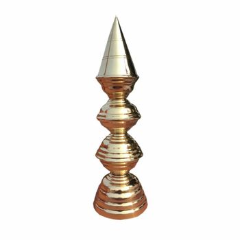 Brass Mandir Kalash For Temple Shape Round Usage Temple Capacity 5 ltr No. of Piece 1 Finish Plain - Decorative Handicrafts - India