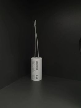 2.5 Mfd Fan Capacitor Terminals 2 Color White Tolerance 5% Brand GOELECTRIC Material Plastic Capacitance 2.5 MFD Usage/Application - A A Traders - India