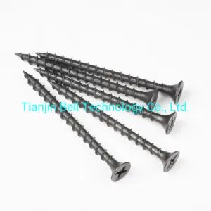 3.5*25mm Carbon Steel Grey Phosphated Philip Bugle Head Drywall Screws - Tianjin Bell Technology Co., Ltd. - China