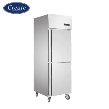 Restaurant Commercial Refrigerator Upright Freezer Upright Refrigerator Double Door Freezer Refrigeration Equipment - Shandong Create Refrigeration Co., Ltd. - China