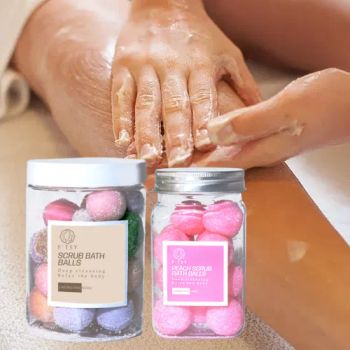 Factory Price Private Label Natural Exfoliating Bath Candy Deep Cleansing Smoothing Sugar Scrub Balls for Body - Guangzhou Shiruoni Cosmetics Co., Ltd. - China