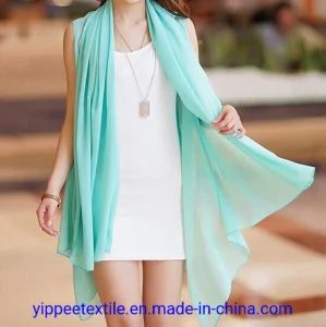 Fashionable Scarf Scarves Made of Polyester Chiffon Fabric Origin China Season Summer Pattern Plain Trademark OEM Thickness - WEIFANG YIPPEE TEXTILE TECHNOLOGY CO., LTD. - China