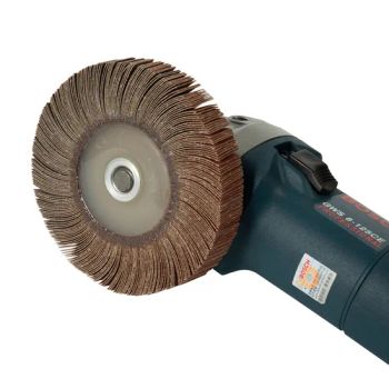 Unmounted Flap Wheel for Grinding Pan or Kettle OEM Yes Model RF08h Trademark RMN Grade #40-600 Backing Nylon Model NO. - Riken Mn Coated Abrasives Co., Ltd. - China