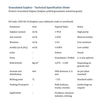 sulfur - Weber International Trade (Tai'an) Co., Ltd. - China