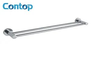Bathroom Accessories Oval Double Towel Rail - Foshan Contop Bathroom Co., Ltd. - China