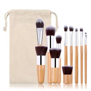 Eco Friendly Wholesale Private Brand Make up Brushes Beauty Makeup Cosmetic Powder Foundation Brush with Bag - Shenzhen MyColor Cosmetics Co., Ltd. - China