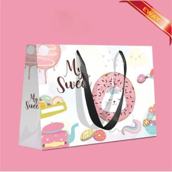 Eway Paper Shopping Bags Printed Paper Bags Origin China Color Pantone Trademark Eway HS Code 71170000 Delivery - Wuhan Eway Garment Accessory Co., Ltd. - China