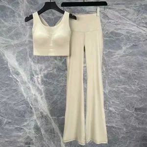 Soft Yoga Wear Sportswear Two Pieces Yoga Suit Gym Fitness Sets Women - Dongguan Kyle Sporting Goods Co., Ltd. - China