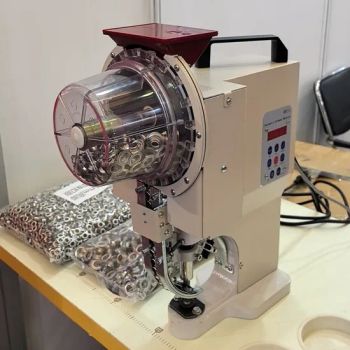 Foot Step Automatic Electric Buttonhole Punching Machine Eyelet Puncher for Banner Tarpaulin Paper PVC Packaging Bags - Zhengzhou Sixth Mechanical Electrical Equipment Co., Ltd. - China