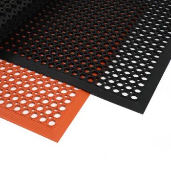 Rubber Duckboard Drainage Mat Kitchen Floor Mats Non Slip Workshop Rubber Matting Tile - Qingdao Zeerjia Trading Co., Ltd. - China