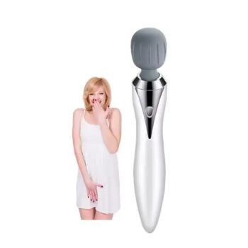 Silicone Massage Head Waterproof USB Rechargeable Vibration Wand Handy Hammer Massager Vibrator - Shenzhen Dreamit Tech Limited - China