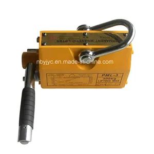 300kg CE Magnetic Lifter Flat Eye 1T Capacity 3.5SF Permanent Magnet PML-3 - Ningbo Jiangbei Yongjiang Permanent Magnetic Lifter Factory - China