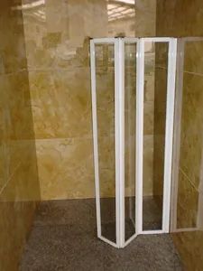 Outdoor Bathroom Folding Glass Shower Screen Enclosure - Hangzhou Snuofan Industrial Co., Ltd. - China