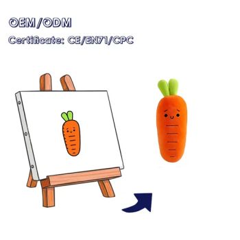 Kids Plush Cartoon Carrot Shape Toy Car Seat Belt Cover Pillows - Lianyungang Hongwen Toys Co., Ltd. - China