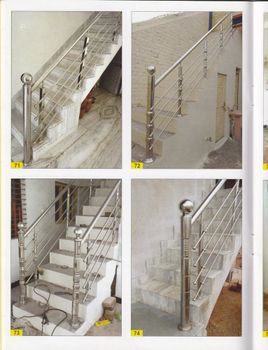 Silver Stainless Steel Railing In Ahmedabad, Mounting Type: stair and balcony - MB Steel - India