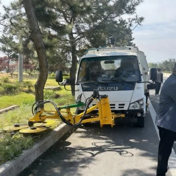 Intelligent Obstacle Avoidance Hedge Trimmer Heavy-Duty Road Mechanical Arm-Mounted Hedge Trimmer - Shandongpaili En Machinery Manufacturing Co., Ltd. - China