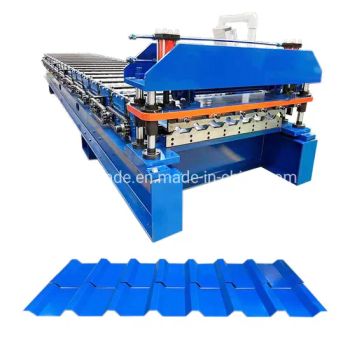 Tile Making Machinery Metal Ibr Trapezoidal Roof Tile Roll Forming Pbr R Panel Roofing Sheet Making Machine - Cangzhou Hener Machinery Co., Ltd. - China