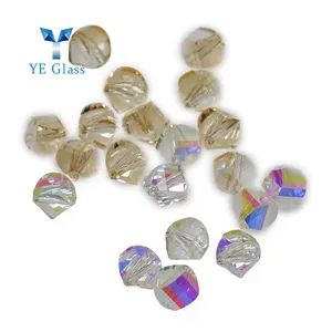 Colorful Crystal Loose Bead Helix Faceted Glass Beads DIY Handmade Loose Beads - Wuhu YE Glass Products Co., Ltd. - China