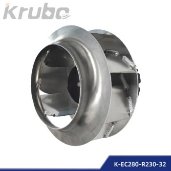 Fan Manufacturer 280mm 700W 3800m3/H Customizable Ec Fan Centrifugal Fans for Ahu/FFU /Data Center Ventilation (K-EC280-R230-32) - Krubo Motor (Tianjin) Co., Ltd - China