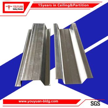 Galvanized Extruded Steel Profiles/Drywall Stud Track/Light Gauge Steel Keel Construction/Ceiling C U Channel for Omega Furring Channel Size - Hangzhou Youyuan Imp. & Exp. Co., Ltd. - China