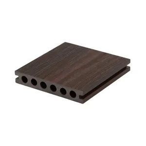 Stripe Round Hollow WPC Decking Boards Garden Decking Floors - Shandong Maichi Building Materials Co., Ltd. - China