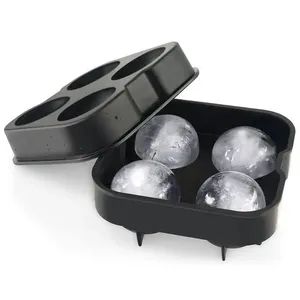 Silicone Ice Cube Ball Tray Round Ice Cube Tray with Lid Brand Th Size Medium Trademark TH Color Customized Packaging Single - NINGBO ALLWIN ENTERPRISES INC - China