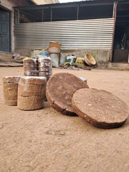 Cow Dung Cake Features Long-Term Effect Fuel Type Naturally Sun Dried Availability Easily Available And Low-cost Sustainability Renewable And - SKAN GLOBAL - India