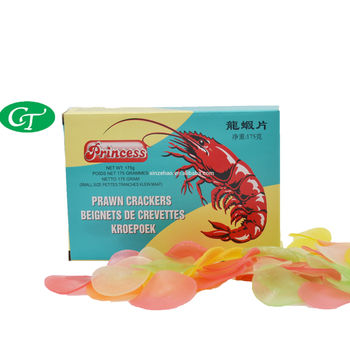 Prawn Crackers 200g Colorful Uncooked Dried Prawn Crackers Color Red Content no Address no Taste Salty Texture CRISPY Ingredients - Qingdao Xinzehao Trading Co., Ltd. - China