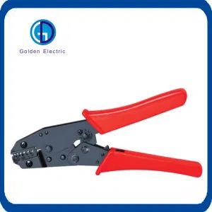 Ratchet Crimping Pliers European Style Solar PV Crimping Tools for Solar Panel Connectors - Guangzhou Golden Electric Co., Ltd - China