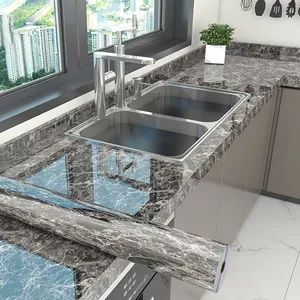 Stylish Self Adhesive Marble Pattern Kitchen Wallpaper for Easy Decor - Wuhan Esme Import and Export Trading Co., Ltd. - China