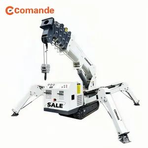 CMD-SP12.0 12Ton Spider Crane 10000kg 21m 18m 1Y CE ISO9001 MOQ 1 Span 18m Origin China Condition New Weight (Kg) 10500 Trademark COMANDE - Comande (Shandong) Machinery Co., Ltd. - China