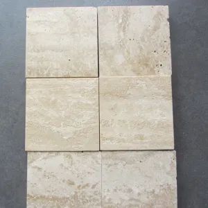 Customized Size Wholesale Cheap Natural Antique Surface Beige Travertine Tiles for Flooring - Xiamen Richstone Building Materials Co.,Ltd. - China