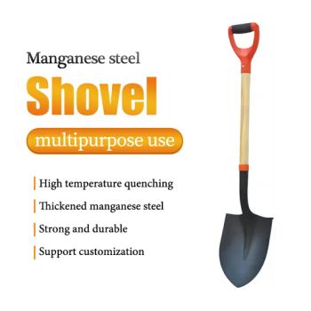 Glass Breakage Cleanup Shovel D Shape Handle Other Hand Tools Wooden Shovel - Dingzhou Gemlight Cutting Tools Co., Ltd. - China