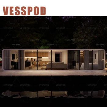 High-End Integrated Capsule House Vacation 12X4m Home Theme Park Apple House Combination New Hampshire Modern Capsule House Container Holiday Villa Modular - Qingzhou Vessel Housing Technology Co., Ltd. - China