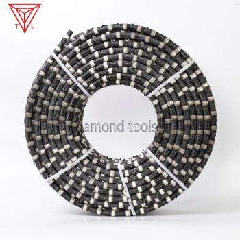 China Factory Rope Saw Diamond Thread Wire for Quarry Mining Marble Granite Moorstone Sandstone Andsite Limestone - Poyang Tianli Diamond Tools Co., Ltd. - China