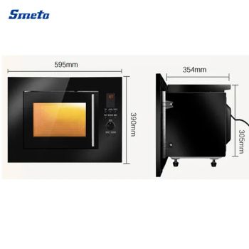 23L LED Built in Hot Sales Stainless Steel Microwave Ovens Color Black Origin China Style Built in Usage Home Use Warranty 1 - Qingdao Smeta Electric Appliances Co., Ltd. - China