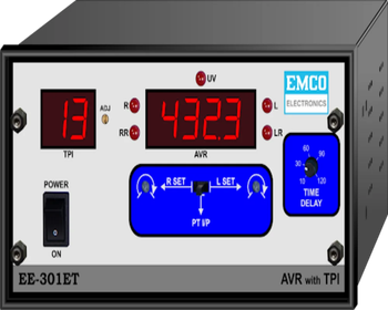 EMCO Automatic Voltage Regulating Relay (AVR), Three Phase Brand EMCO Phase Three Phase Type LT (Low Tension) Model Name/Number - SN Industries - India