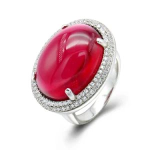 Fashion Rings Silver Color S925 Sterling Silver Luxurious for Women - Guangzhou Leaye Jewelry Limited - China
